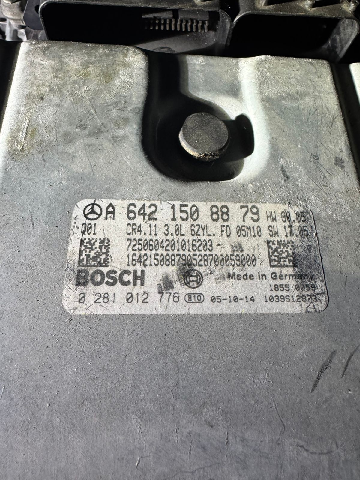 A6421508879 Bosch EDC16CP31 0281012776 Mercedes CDI Engine Control Unit