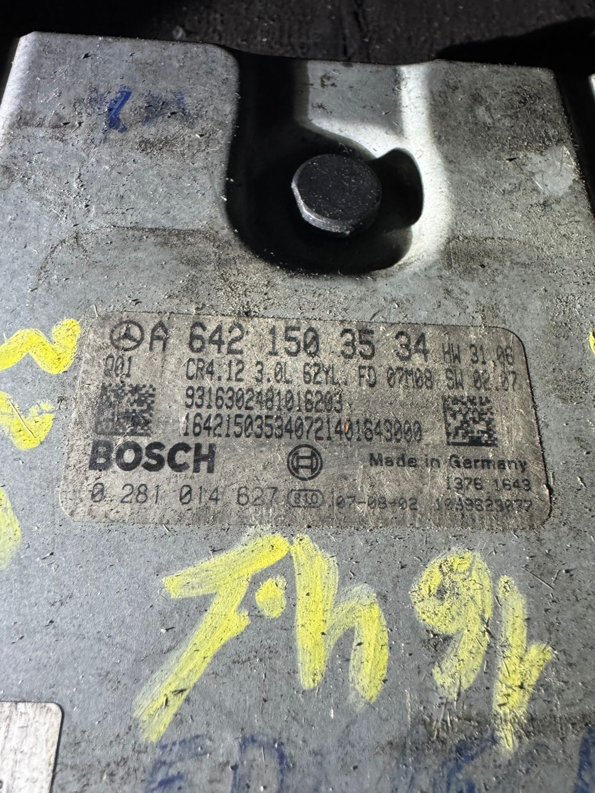 A6421503534 Bosch EDC16CP31 0281014627 Mercedes CDI Engine ECU