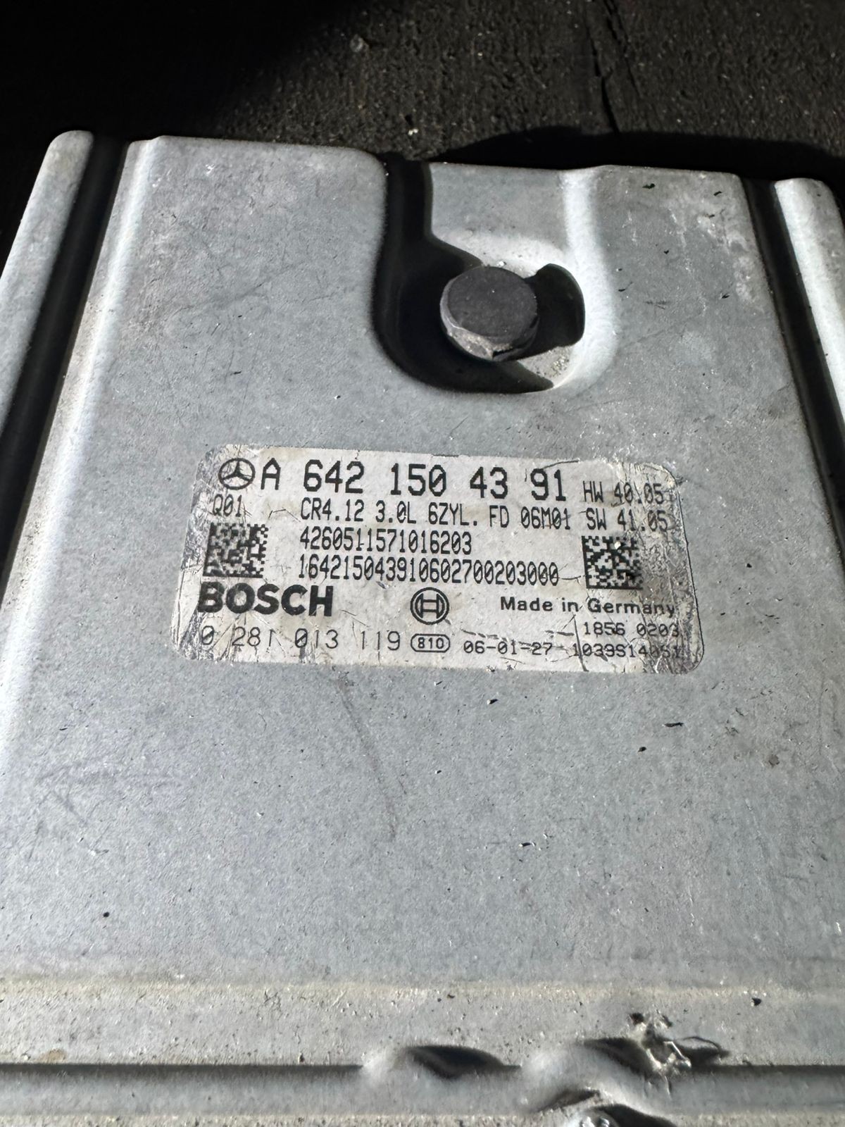 A6421504391 Bosch EDC16CP31 0281013119 Mercedes CDI Engine ECU Module