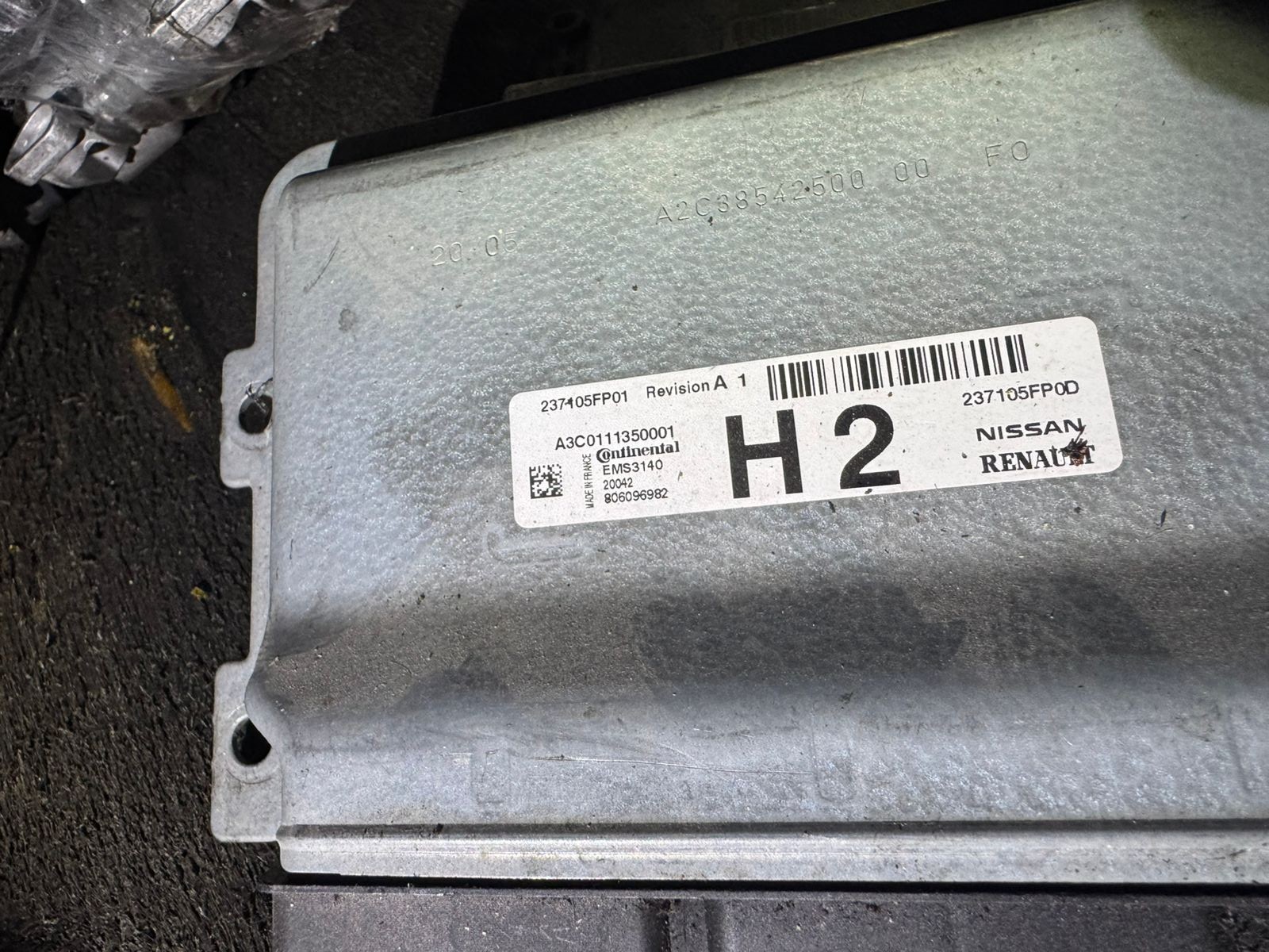 A3C0111350001 Continental EMS3140 237105FP0D Nissan Renault Engine ECU