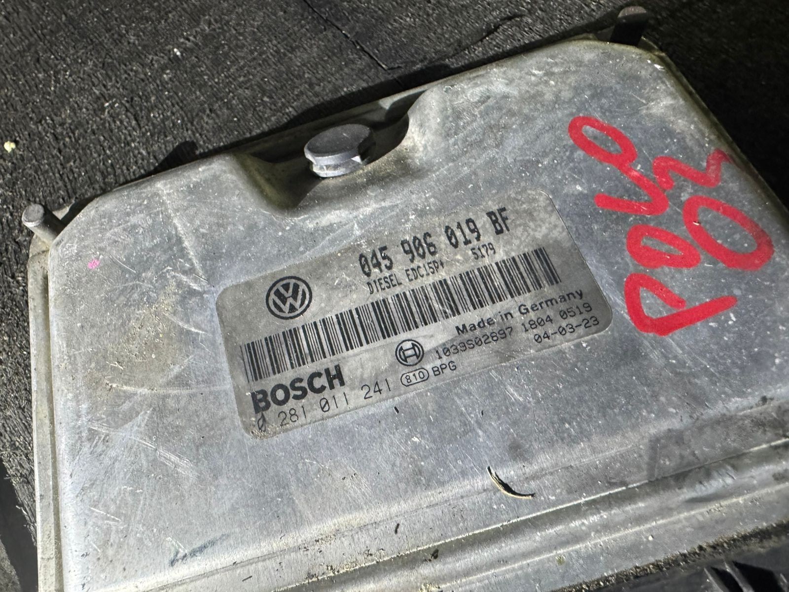 045906019BF Bosch EDC15P+ 0281011241 VW Audi Engine Control Unit ECU