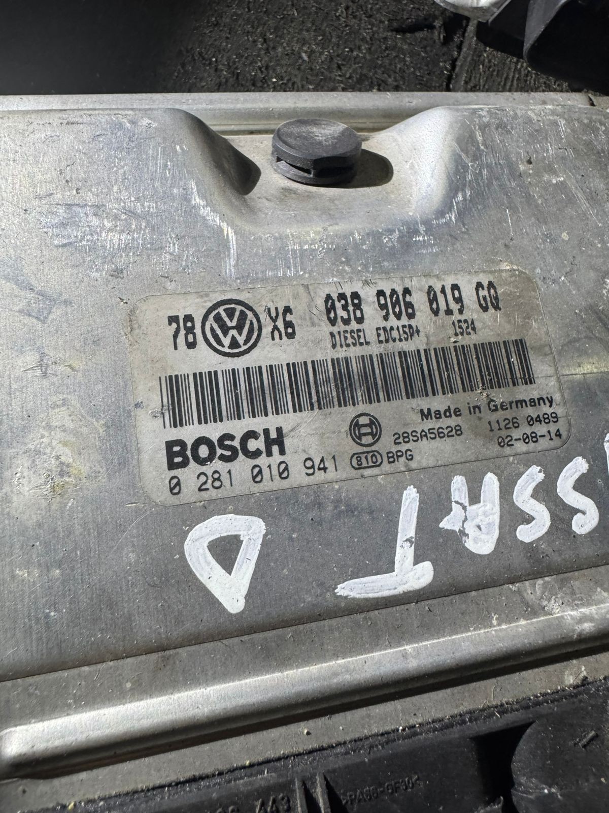038906019GQ Bosch EDC15P+ 0281010941 VW Audi Engine ECU