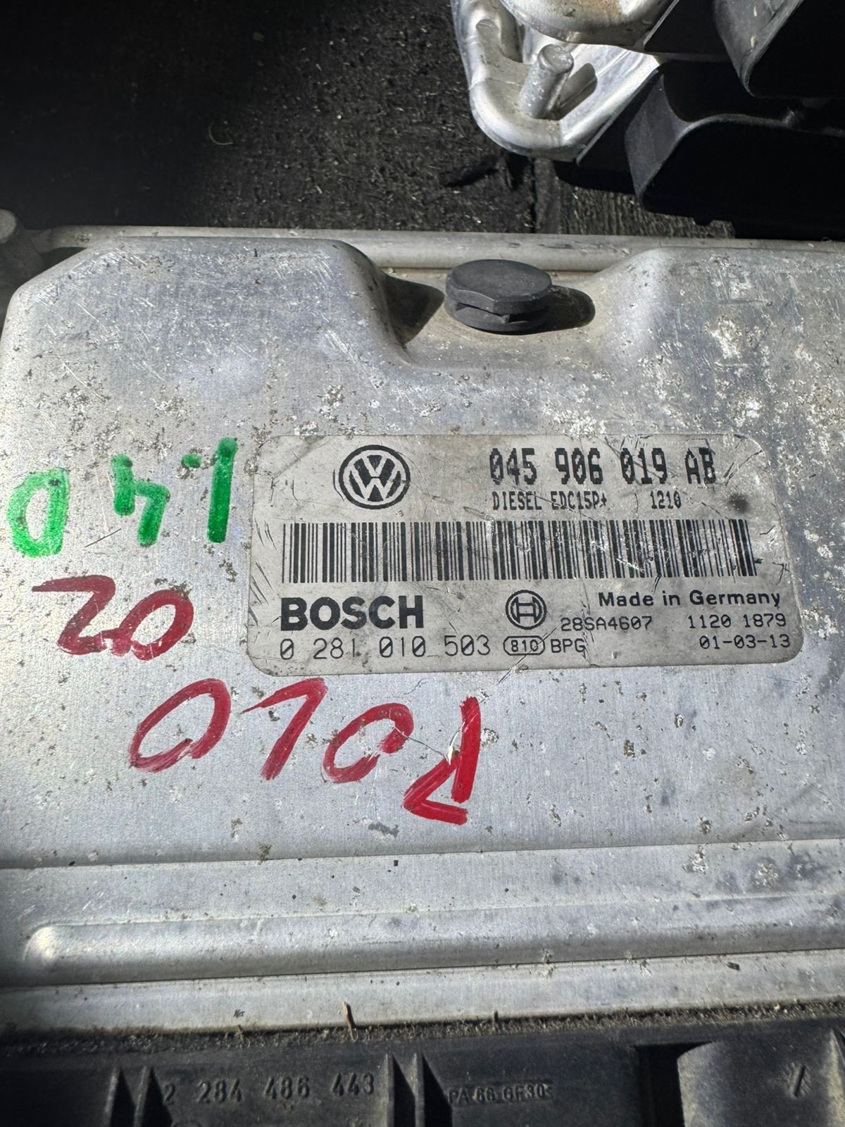 045906019AB Bosch EDC15P+ 0281010503 VW Audi Engine ECU Module