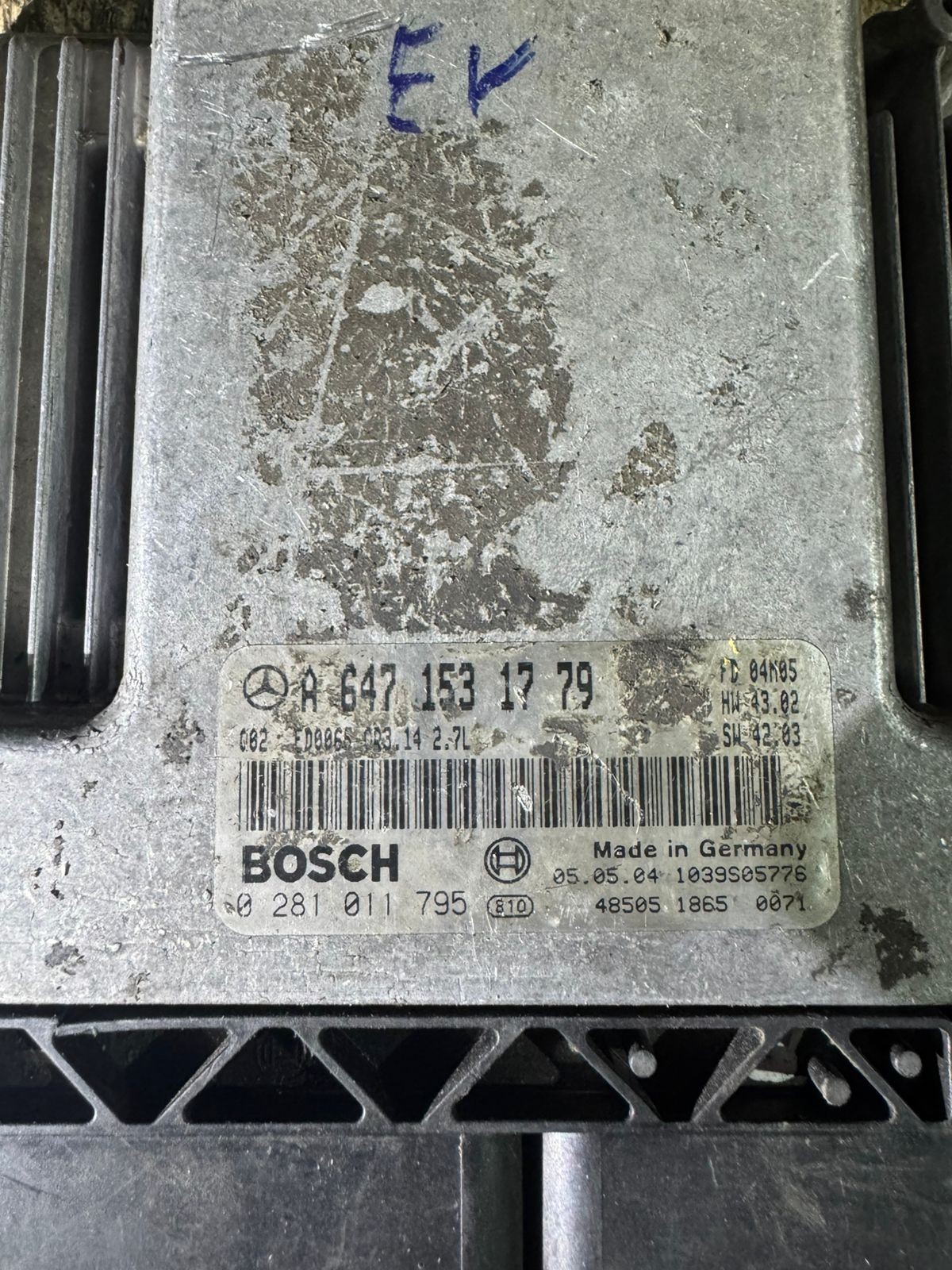 Bosch ECU A6471531779 CR3.14 0281011795 Engine Control Unit