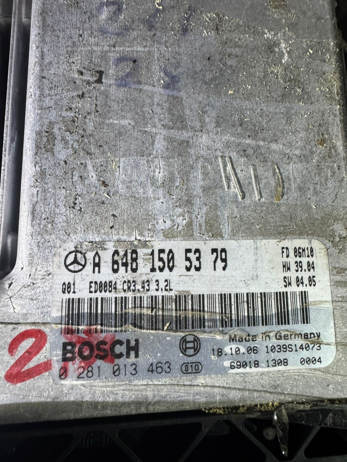 Bosch ECU A6481505379 CR3.43 0281013463 Engine Control Unit