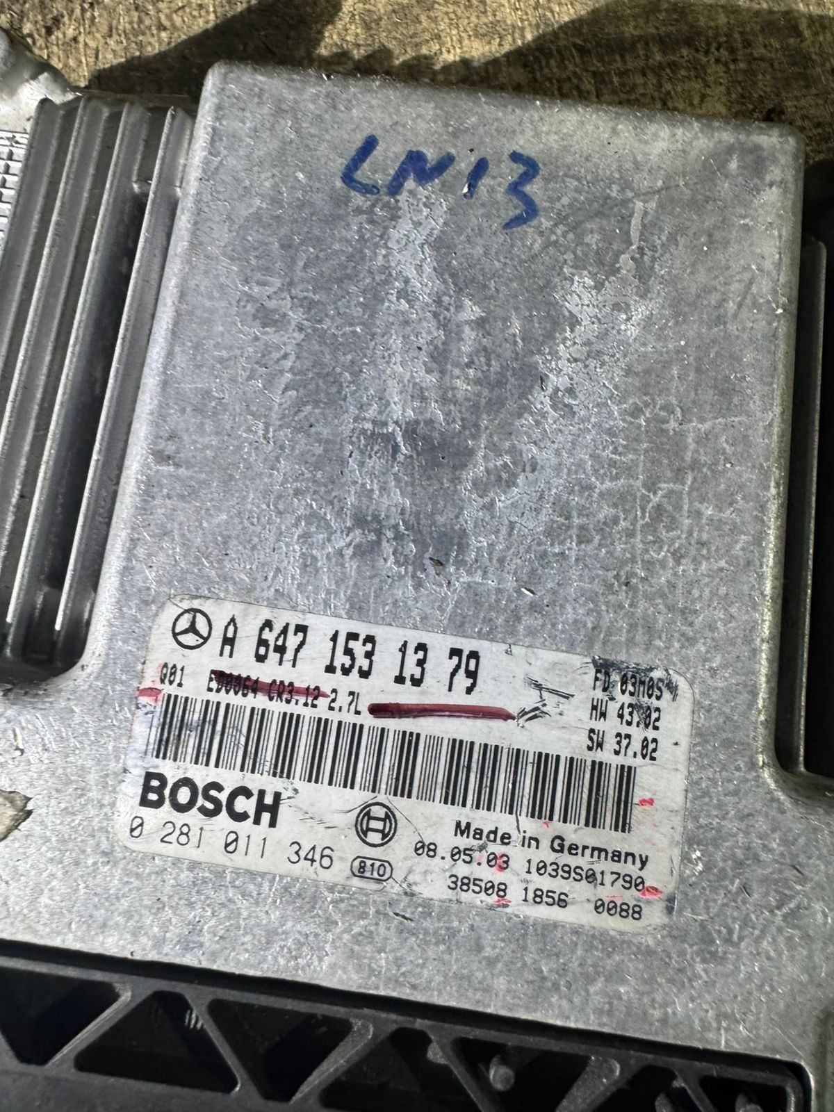 Bosch ECU A6471531379 CR3.12 0281011346 Engine Control Unit