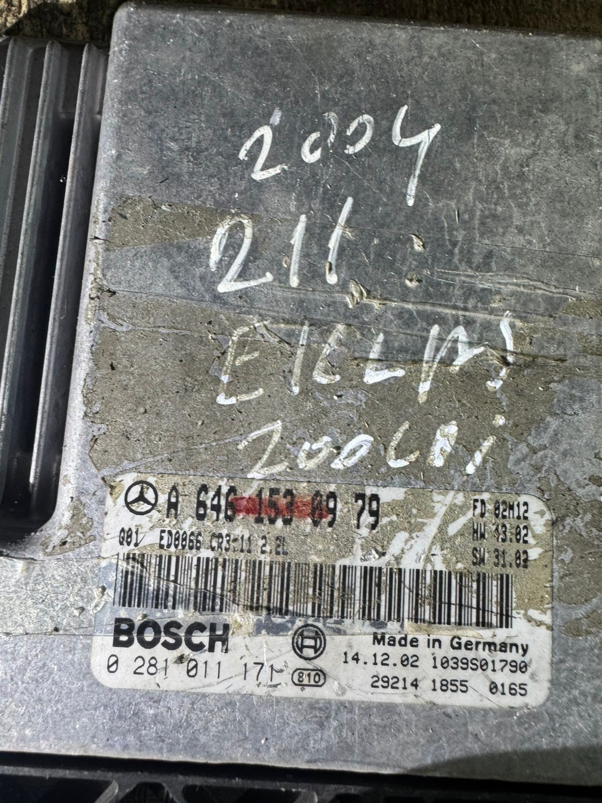 Bosch ECU A6461530979 CR3.11 0281011171 Engine Control Unit