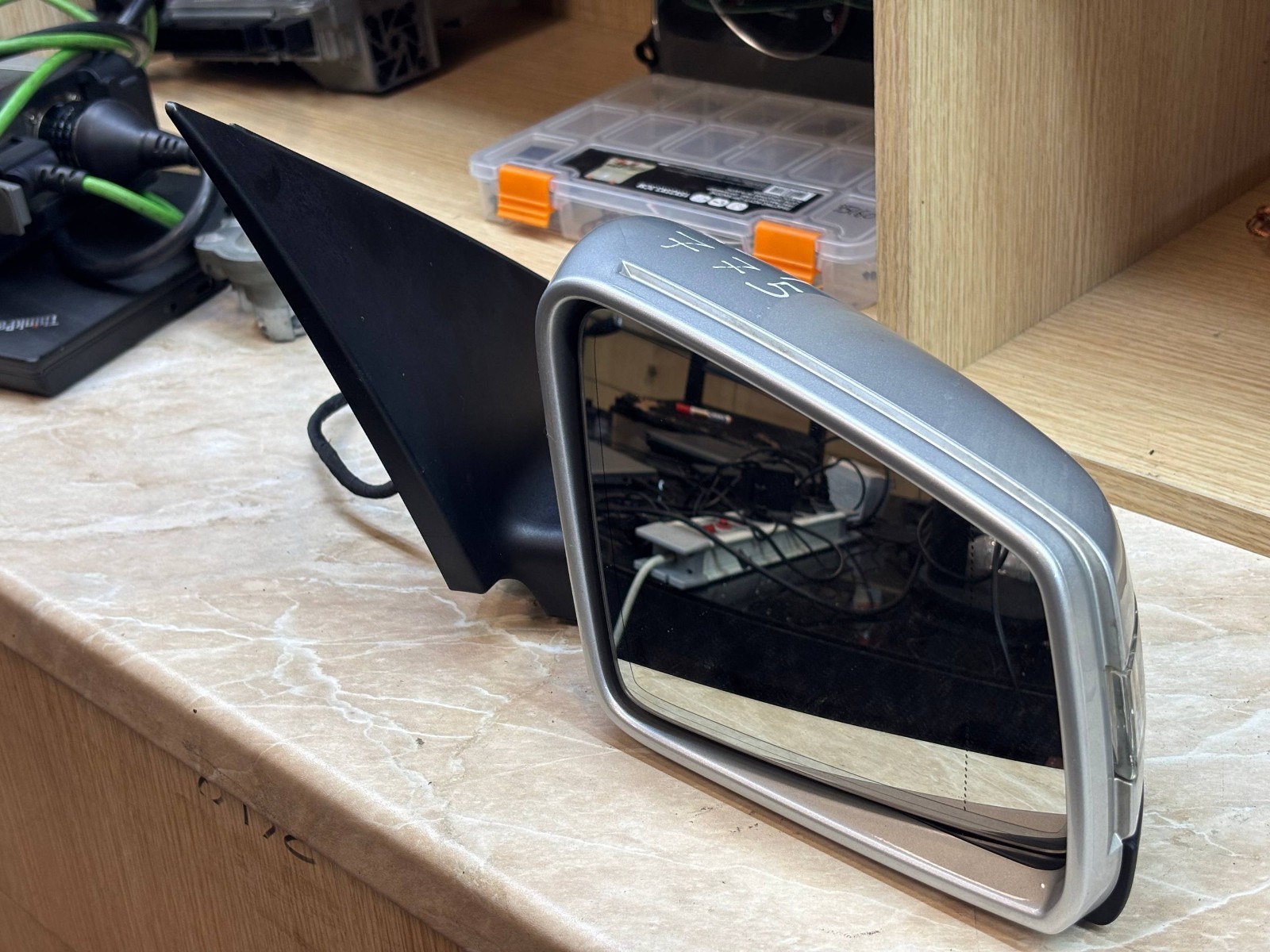 Mercedes W204 Right Side Wing Mirror – Silver – A2048106016 / A3160442 Complete