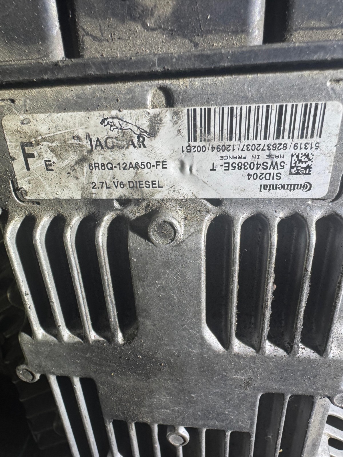 6R8Q 12650 FE Continental SID204 5WS40385E T Ford Engine ECU