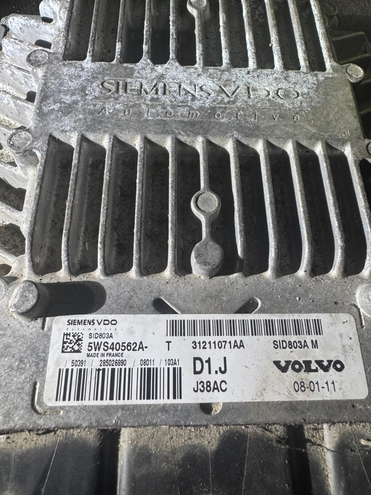 31211071AA Siemens VDO D1.J J38AC SID803A M 5WS40562A T Volvo ECU
