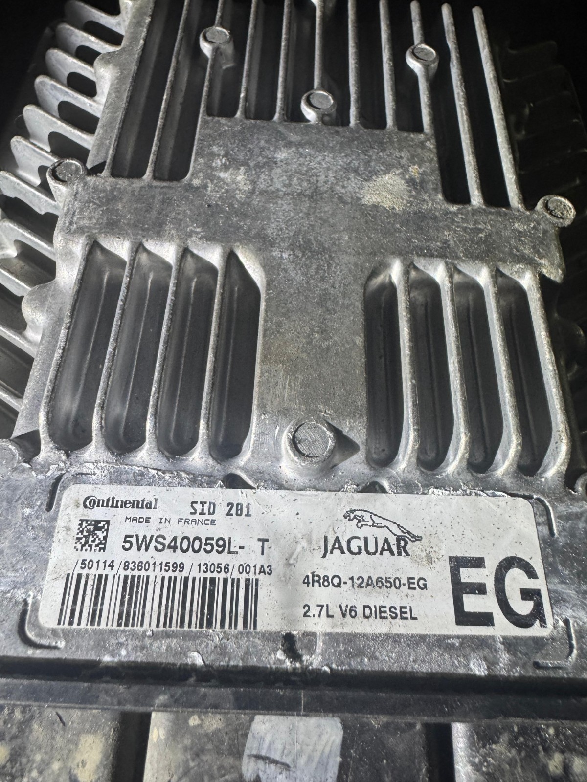 4R8Q 12A650 EG Continental EG SID201 5WS40059L T Ford Engine ECU
