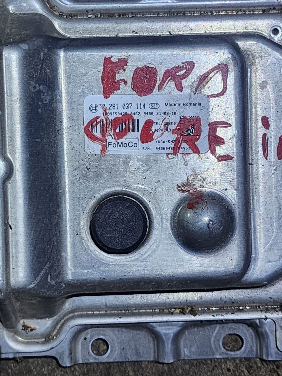 KV6A5H298DA 0281037114 Engine Control Unit ECU