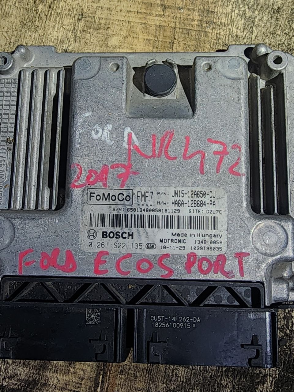 JN15 12A650 DJ HA6A 12B684 PA Bosch FMF7 0261S22135 Ford ECU