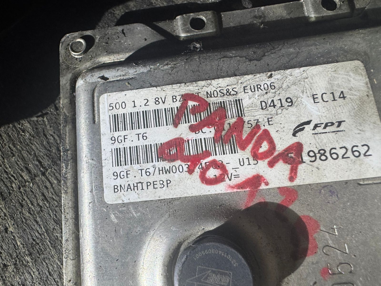 51986262 Magneti Marelli D419 9GF.T6 BC.0116757.E Fiat Engine ECU