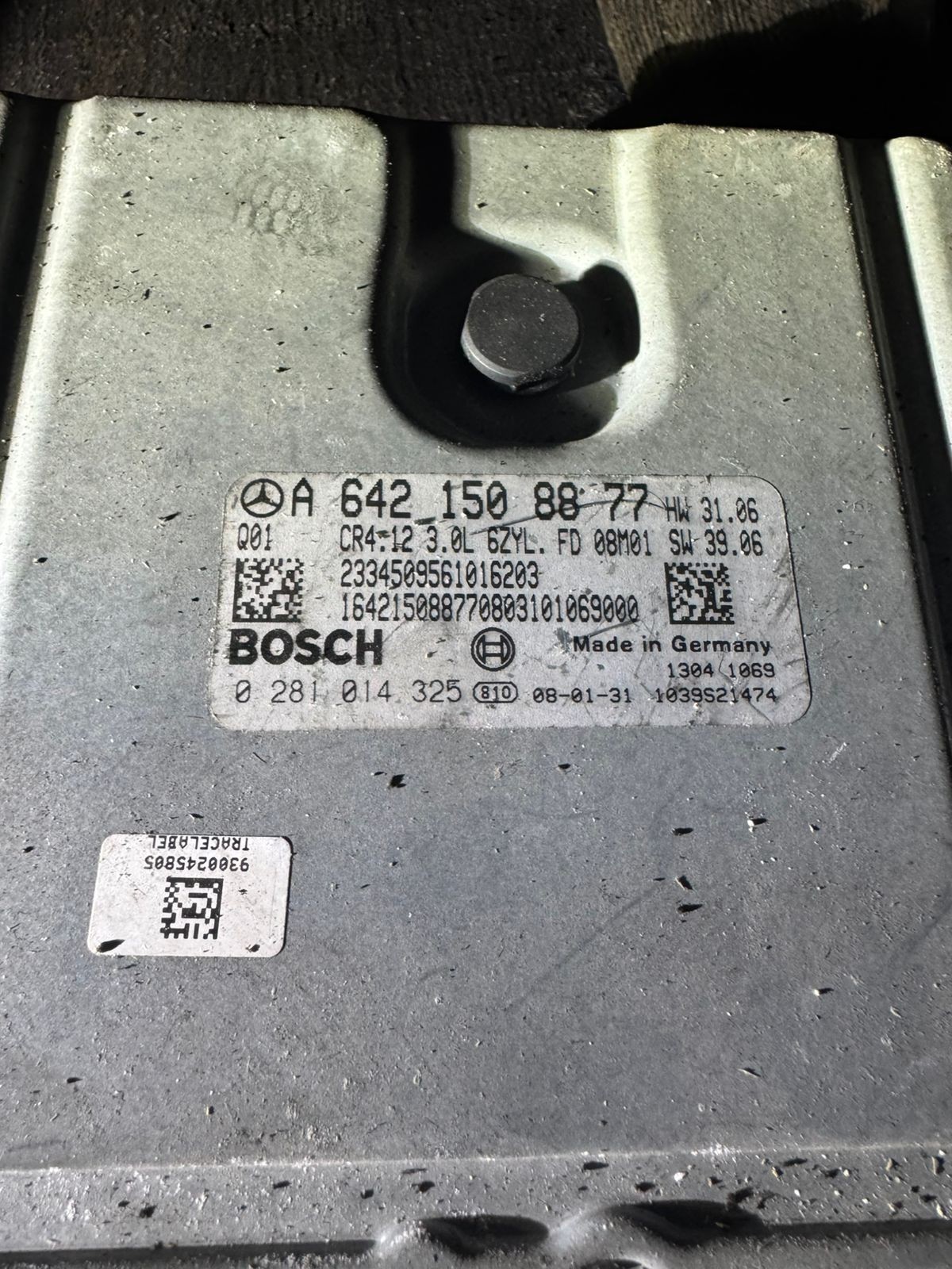 A6421508877 Bosch 0281014325 Mercedes CDI Engine ECU