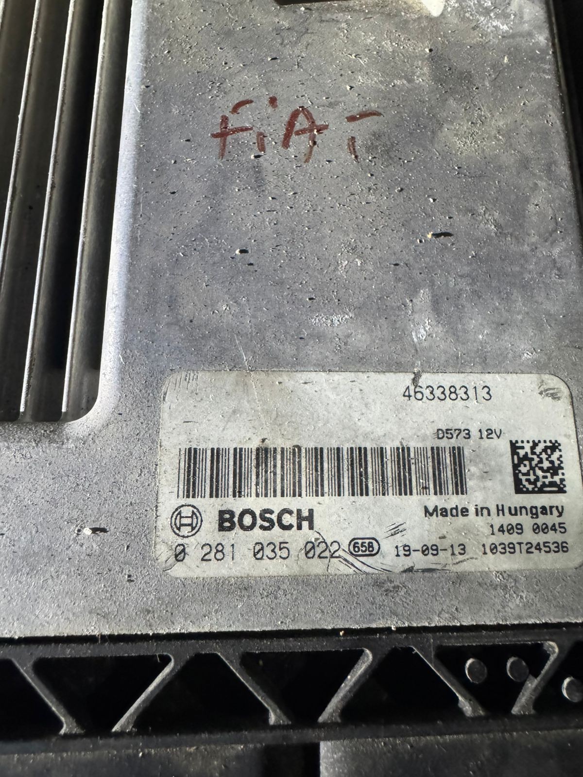 46338313 Bosch 0281035022 Fiat Alfa Engine Control Unit ECU