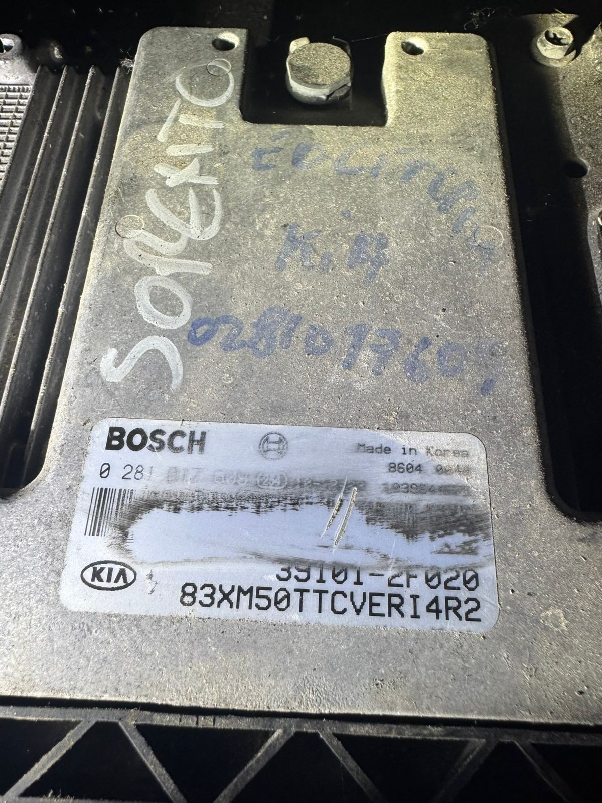 39101 2F020 Bosch EDC17CP14 0281017609 Hyundai Kia Engine ECU
