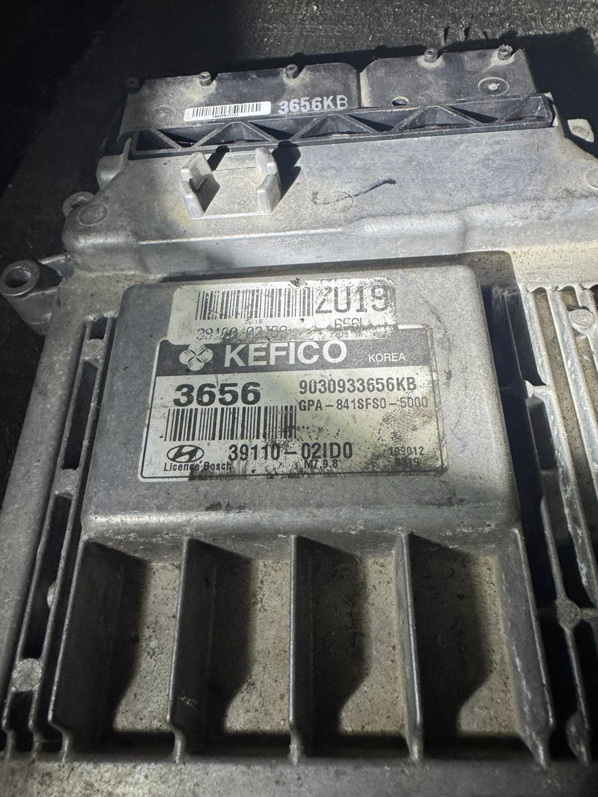 39110 02ID0 Kefico ZU19 9030933656KB Hyundai Kia Engine ECU
