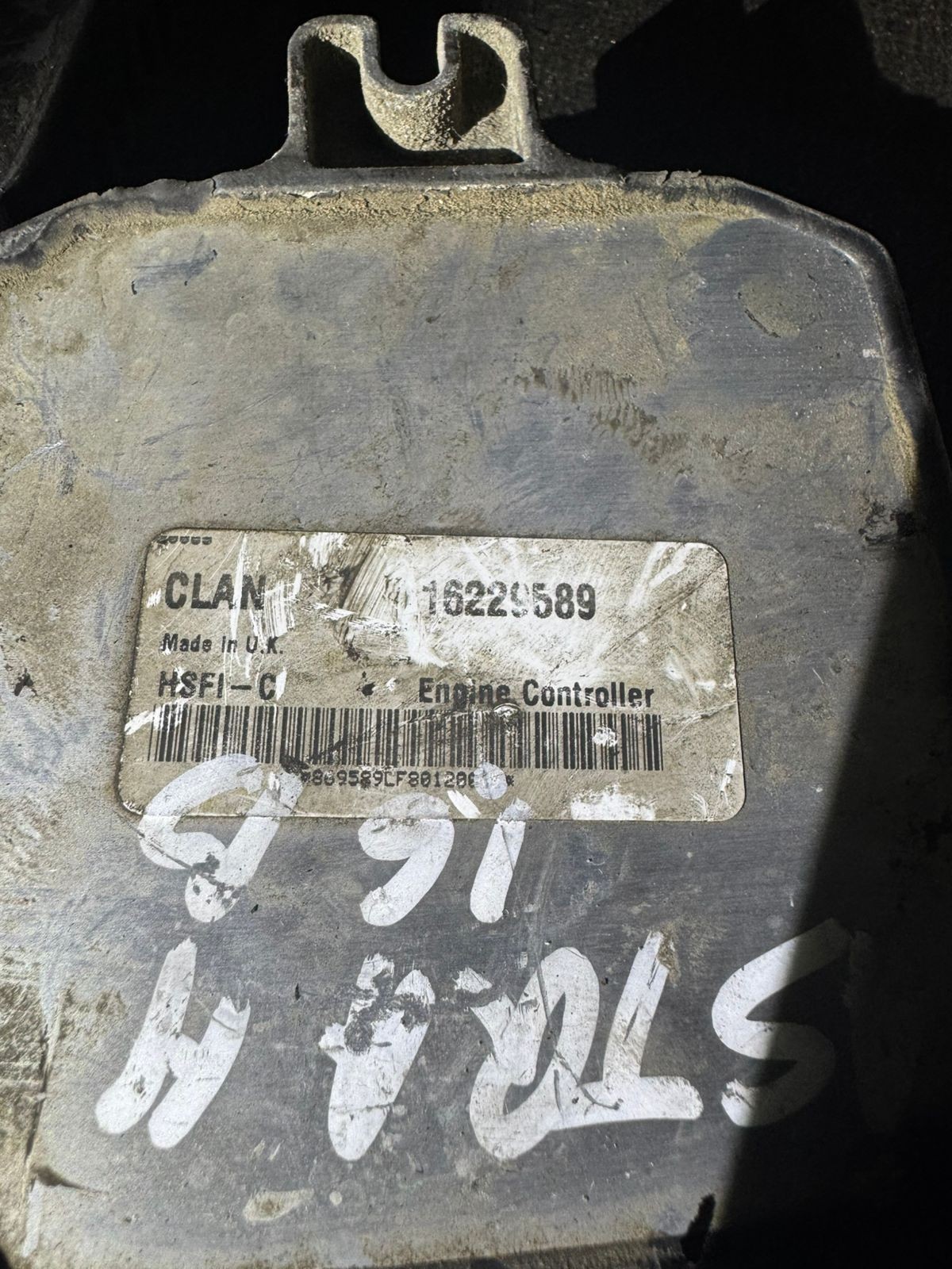 16229589 HSFI C CLAN Engine Control Unit ECU Opel