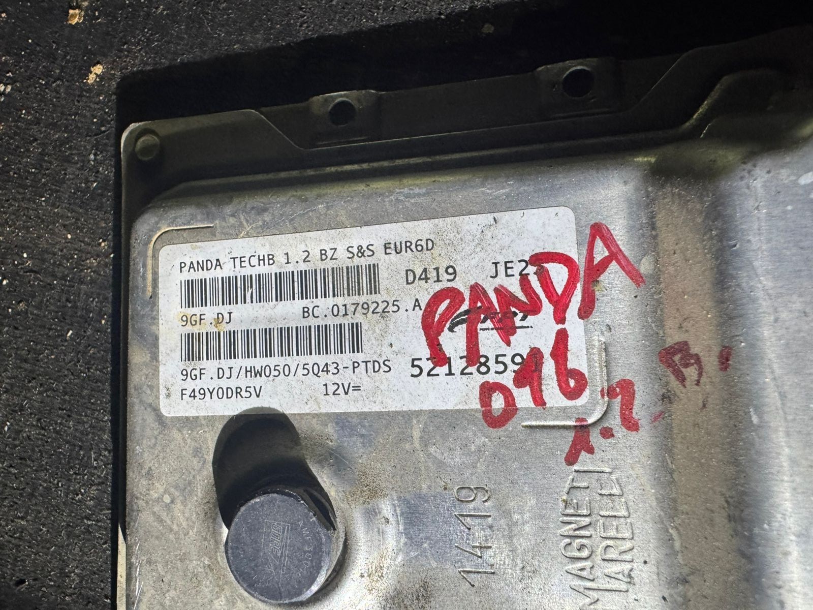 52128591 FPT D419 JE25 9GF.DJ BC.0179225.A Fiat Engine ECU MAGNETI MARELLI