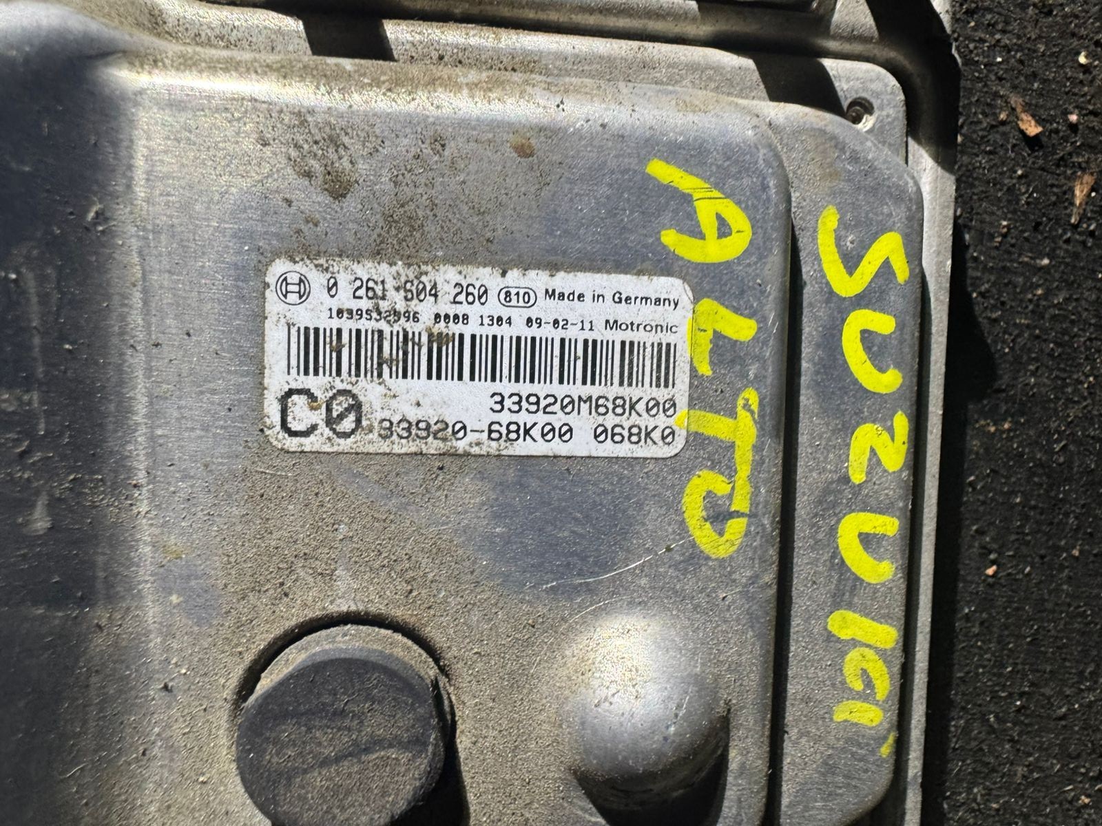 33920 68K00 Bosch 0261S94260 Suzuki Engine Control Unit ECU