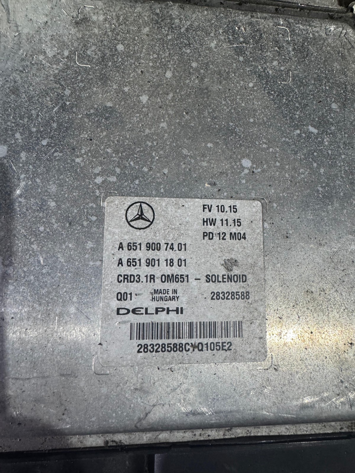 Delphi ECU A6519007401 CRD3.1R 28328588 M04 Mercedes CDI Engine Control Unit
