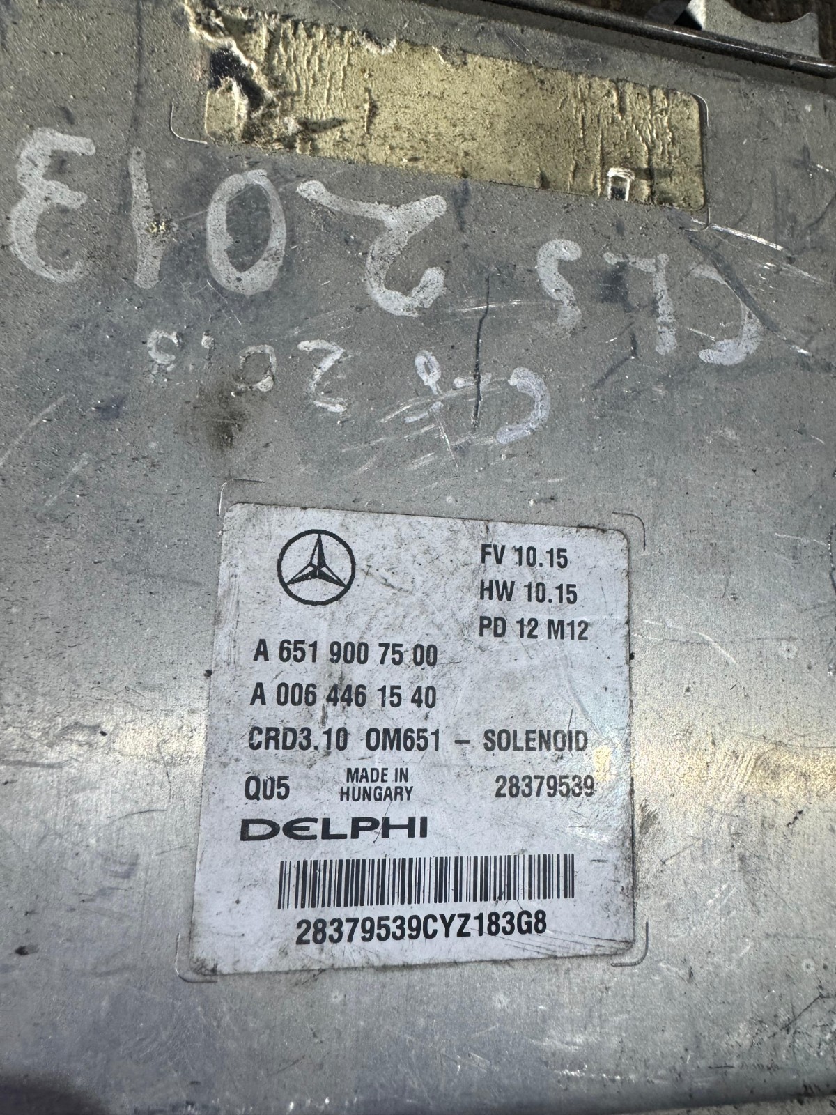 Delphi ECU A6519007500 CRD3.10 28379539 M12 Mercedes CDI Engine ECU