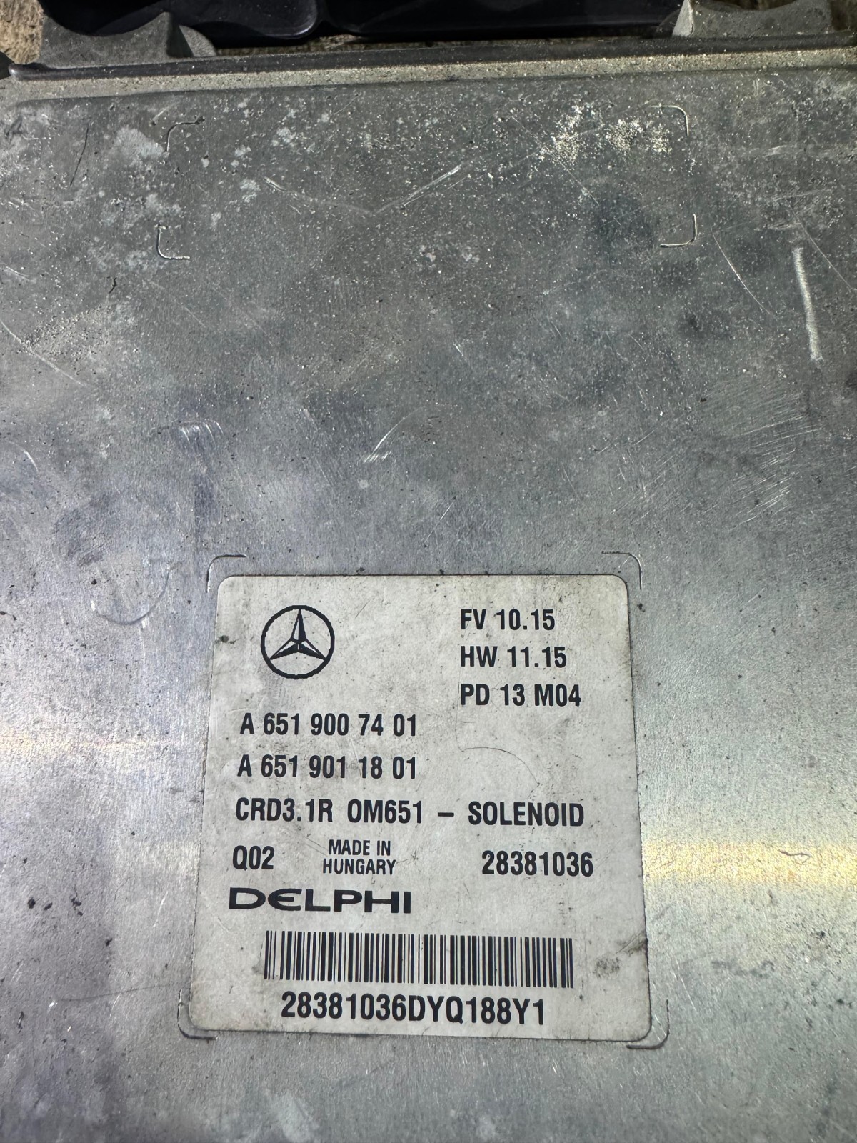 Delphi ECU A6519007401 CRD3.1R 28381036 M04 Mercedes CDI Engine ECU