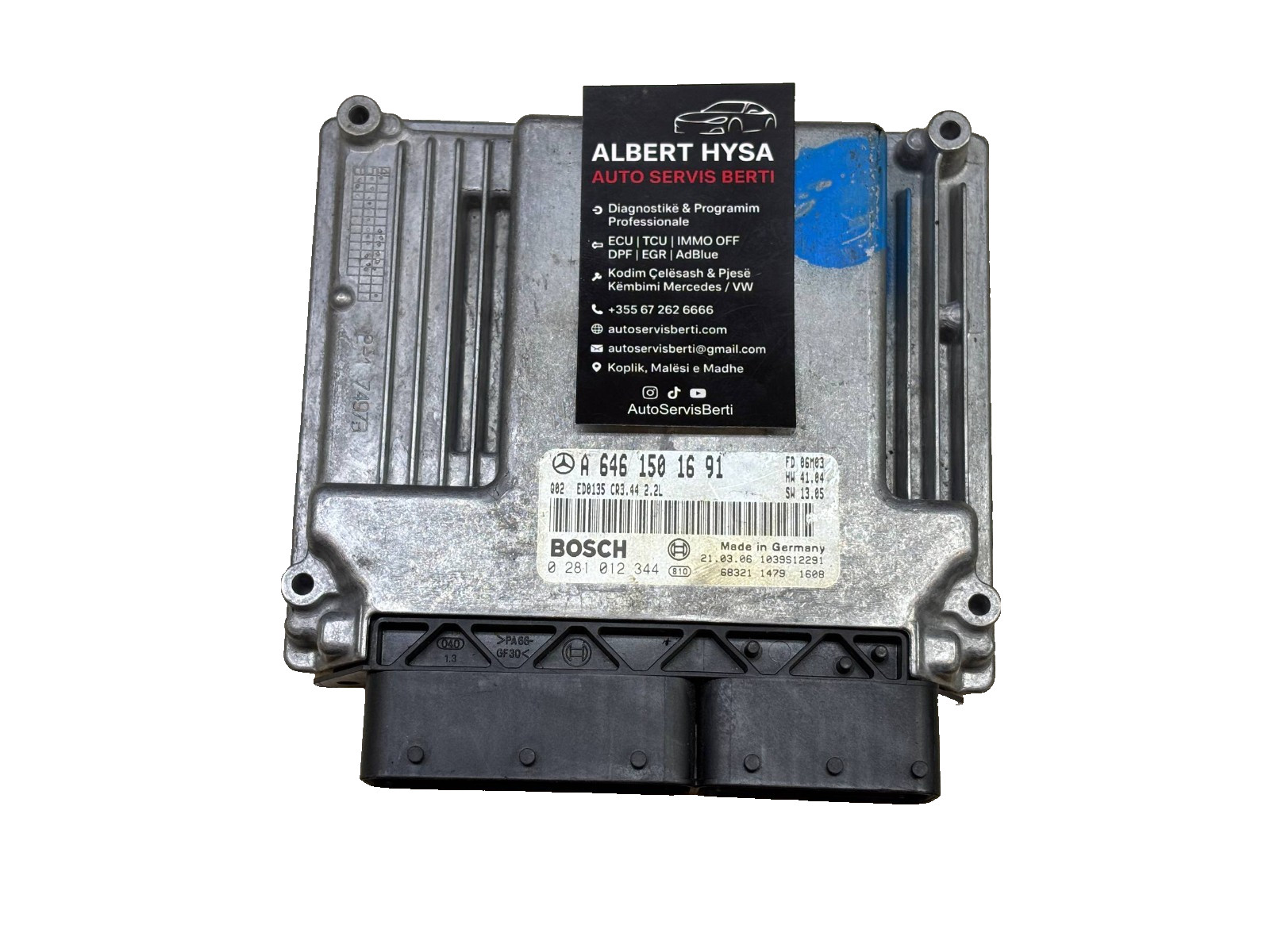 Mercedes ECU A6461501691 Bosch 0281012344 ED0135 CDI Engine Control Unit