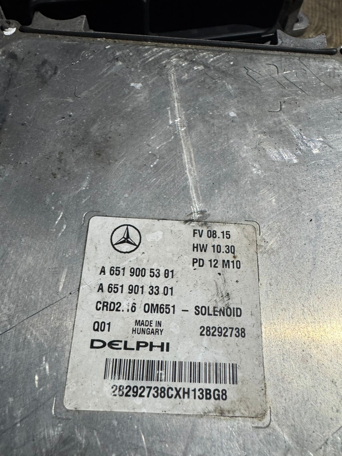 Mercedes ECU A6519005301 Delphi CRD2.16 28292738 Engine Control Unit