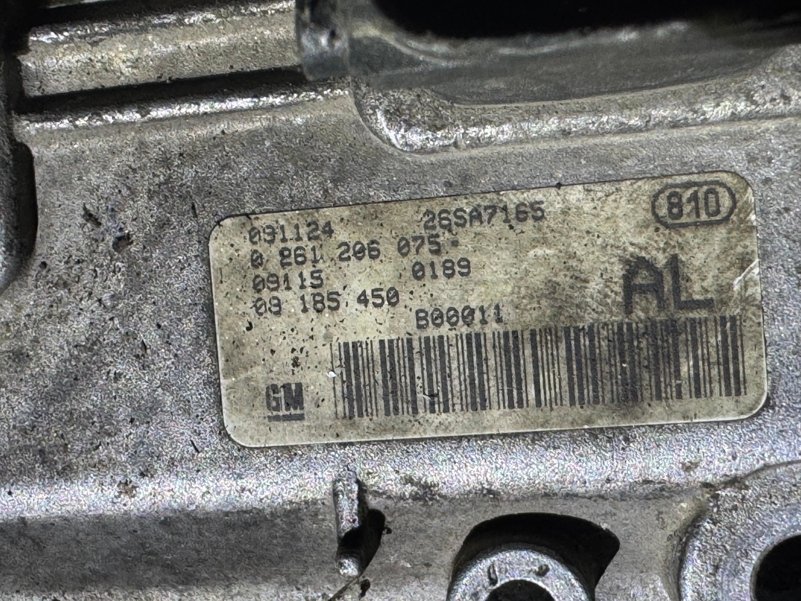 Mercedes ECU 09185450 Bosch GM 0261206075 Engine Control Unit