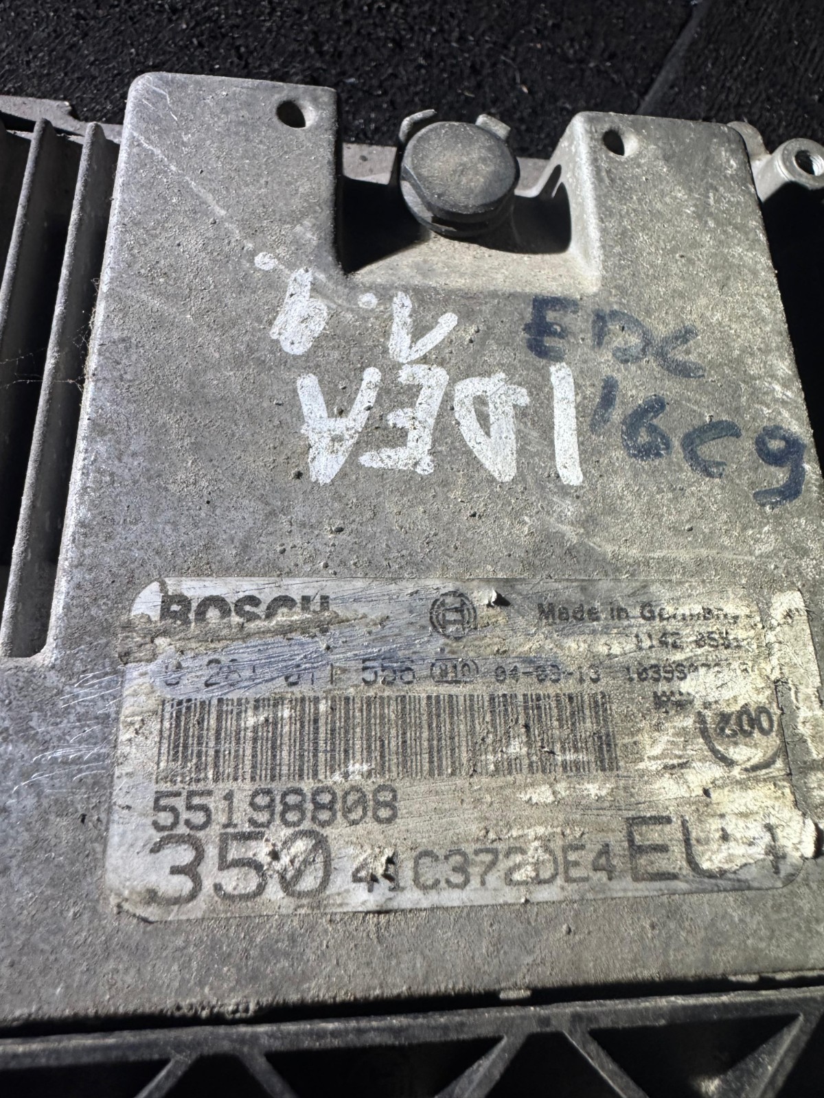 Opel ECU 55198808 Bosch EDC16C9 0281011556
