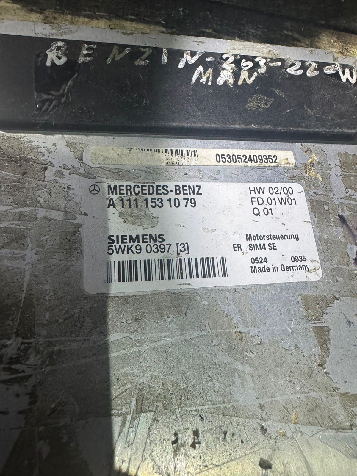 Continental A1111531079 SIM4SE 5WK90397 3 Engine ECU Unit Tested OEM