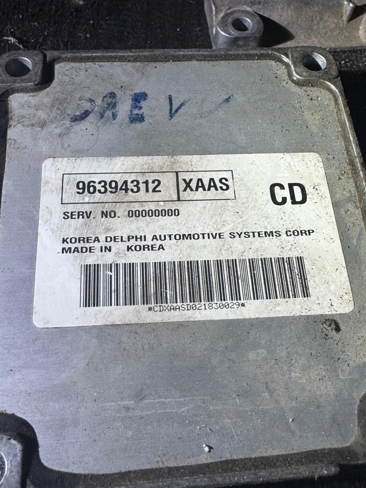 96394312 XAAS CD Engine ECU Control Unit Original Tested
