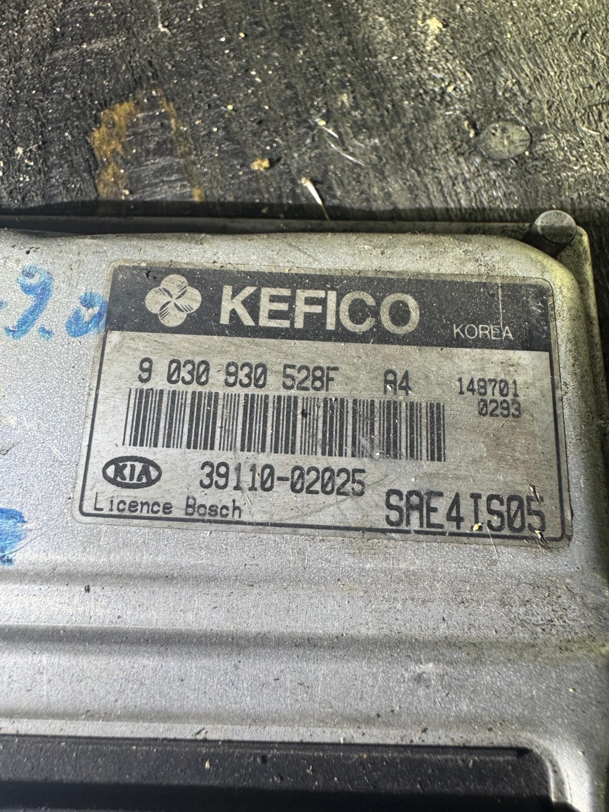 9030930528F Kefico 39110-02025 A4 Engine ECU Module Tested Working