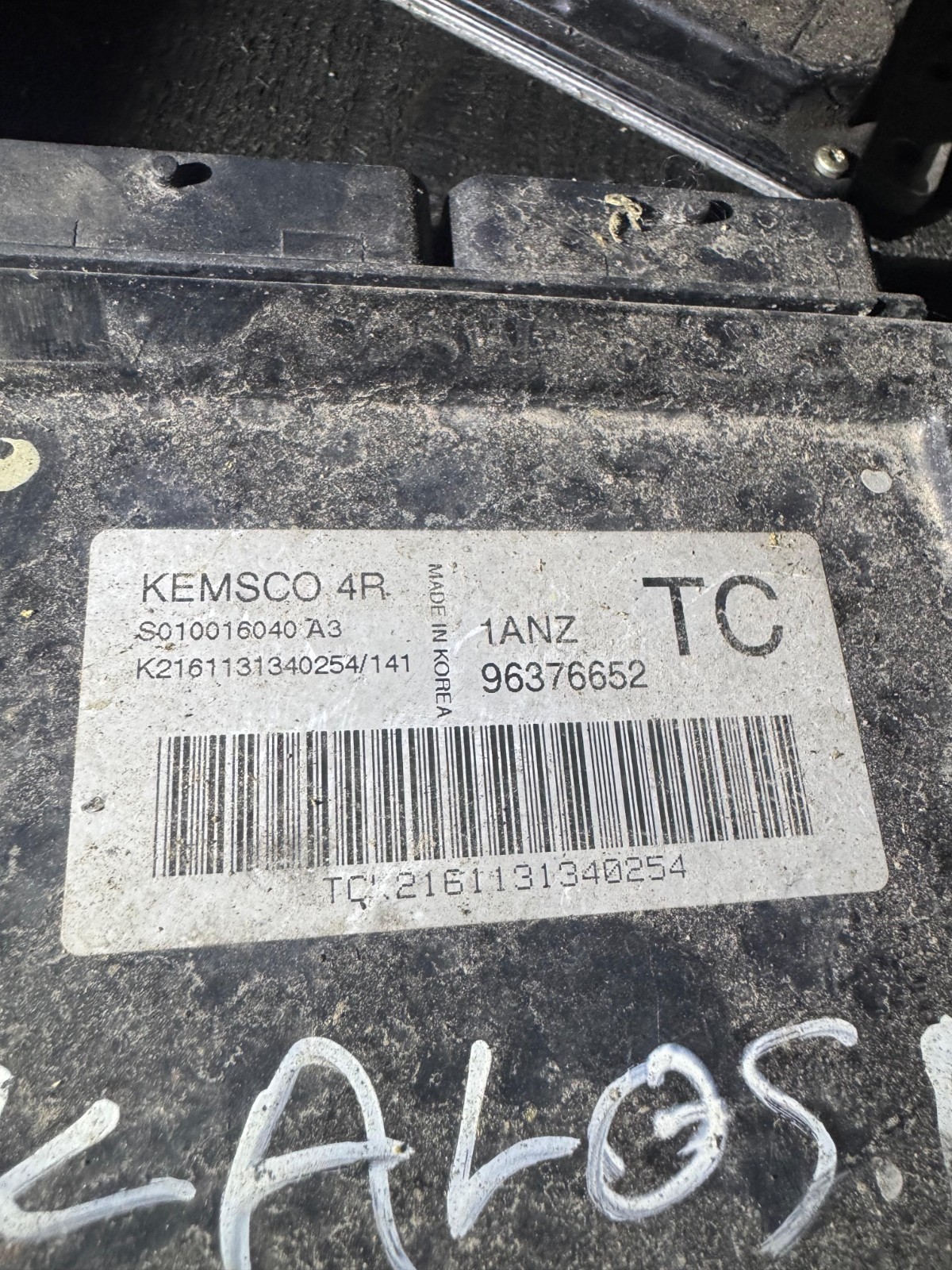 96376652 Kemsco S010016040 A3 4R 1ANZ TC Engine ECU Unit Tested