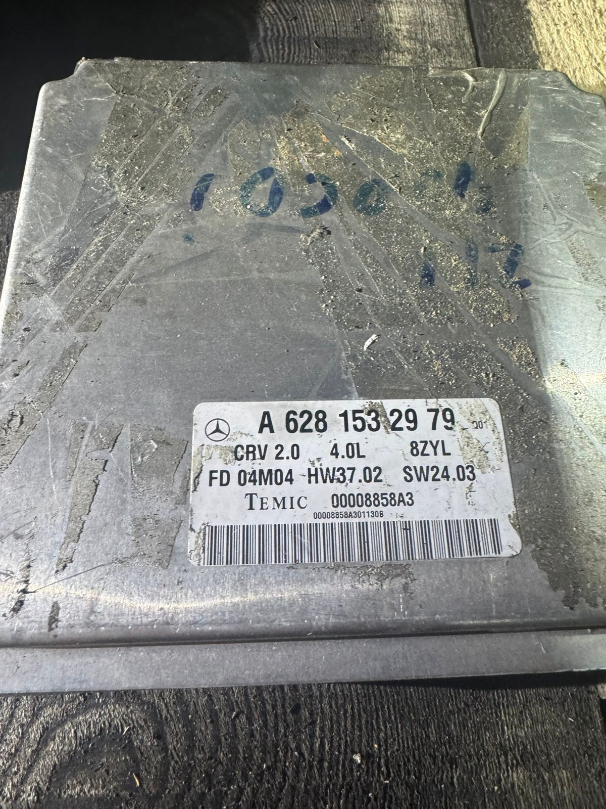 Bosch A6281532979 FD04M04 00008858A3 Engine ECU Unit Original Bosch Tested