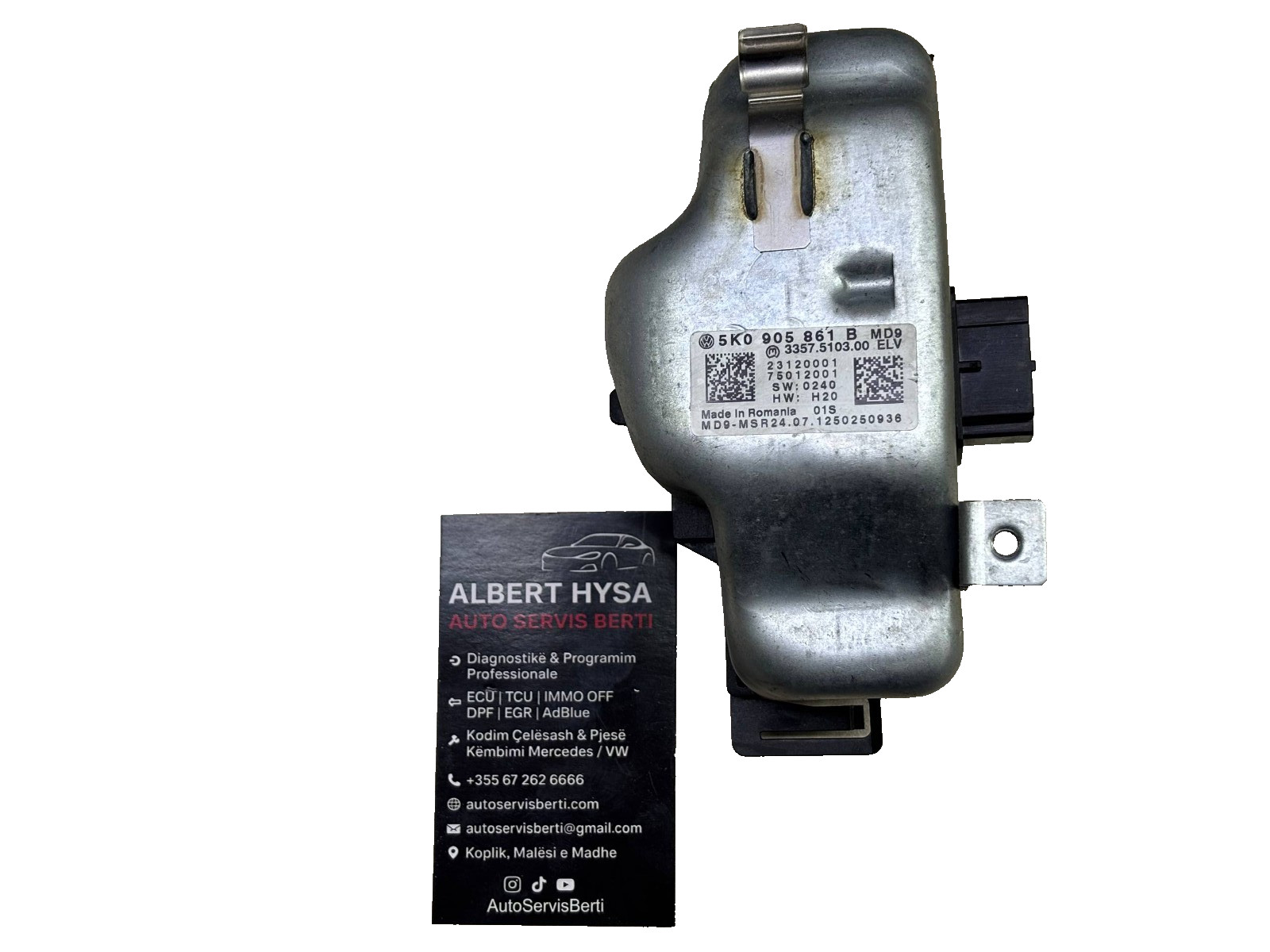 VW ELV Steering Lock 5K0905861B OEM Golf 6 Passat Tiguan Steering Module