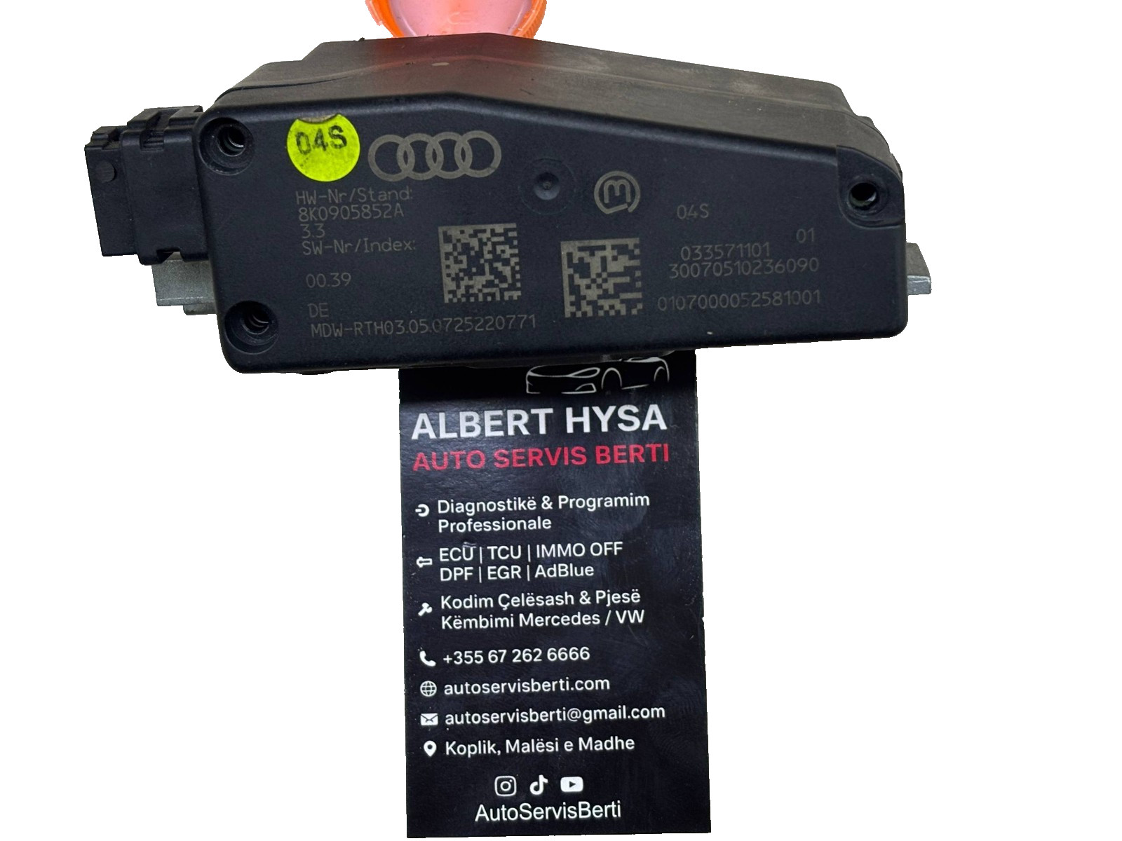 Audi ELV Steering Lock 8K0905852A OEM A4 A5 Q5 Steering Control Module