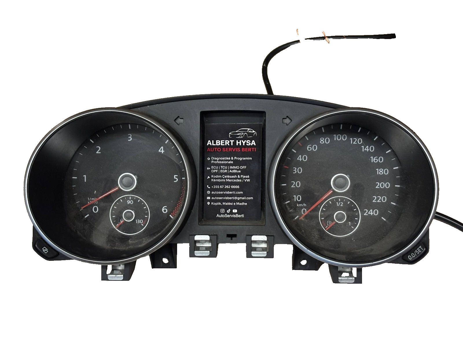 VW Golf 5 Speedometer Cluster 5K0920860G MM5 SW0020 HWH08 Genuine Used