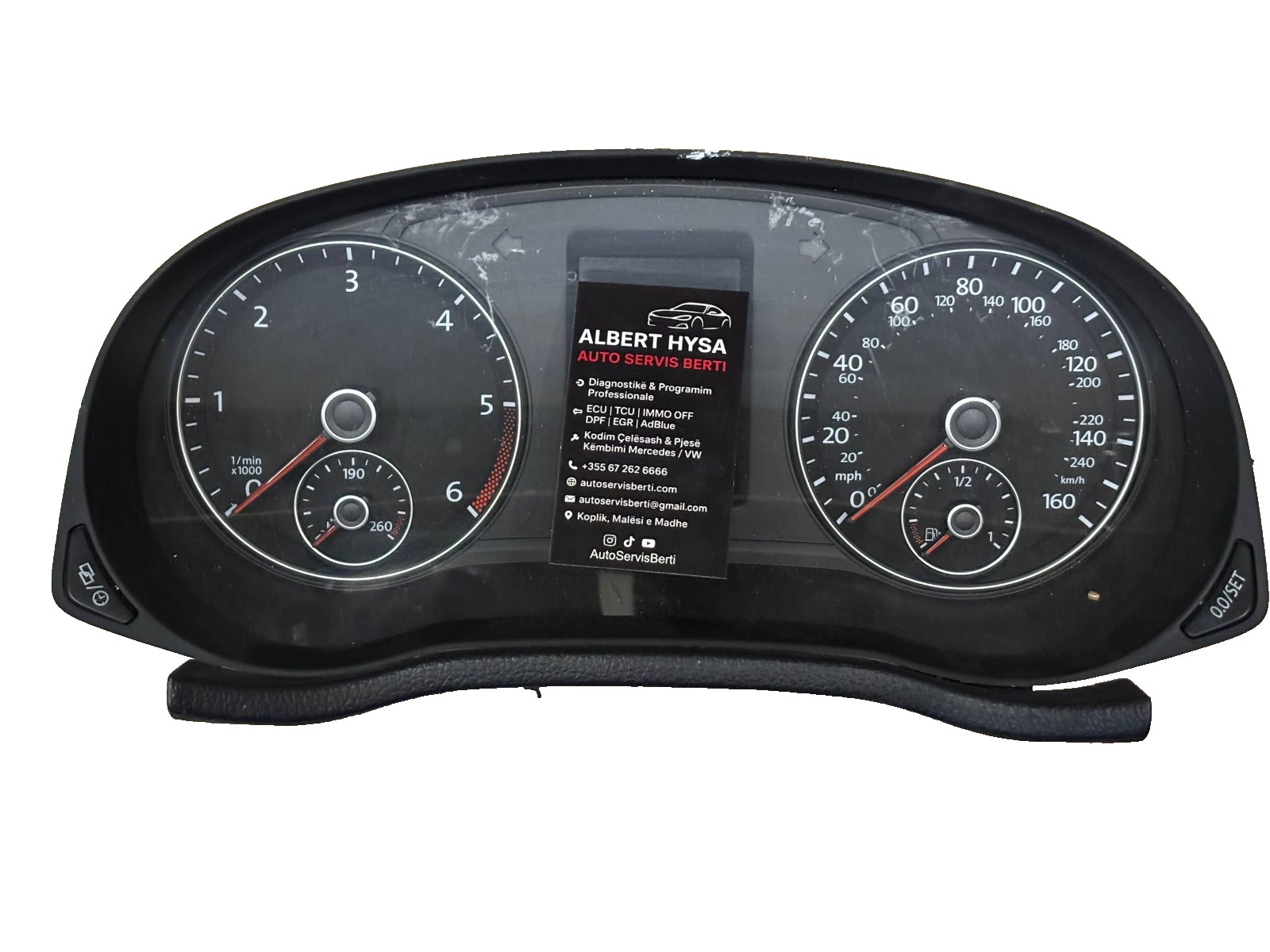 VW Instrument Cluster 561920970E 03S Speedometer Tachometer Panel