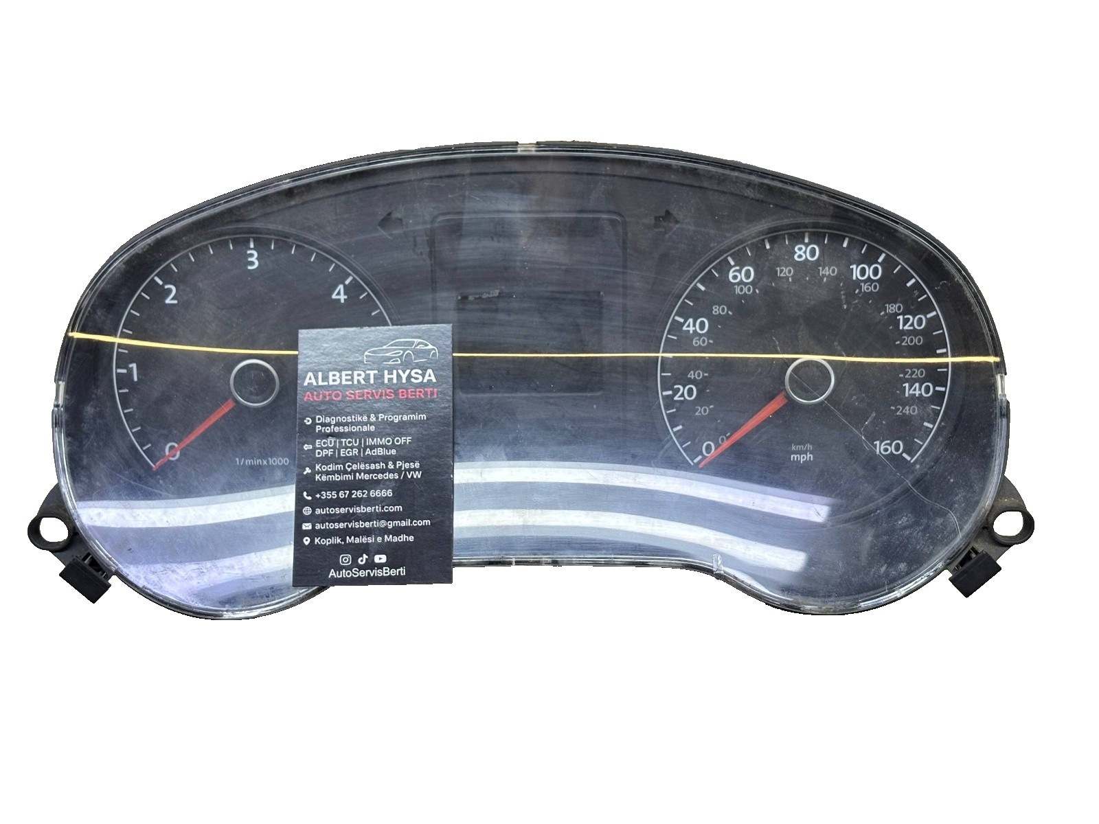 VW Instrument Cluster 5C6920950E Speedometer Tachometer Dashboard Panel