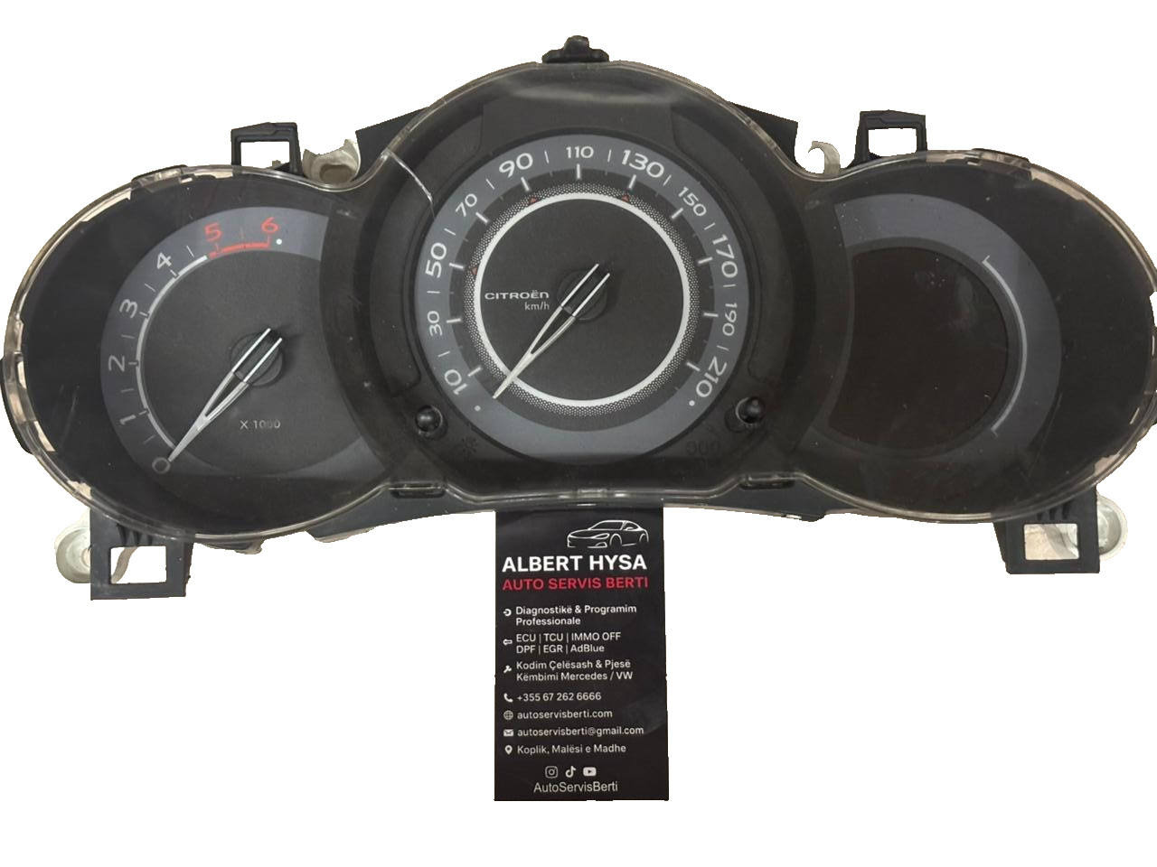 Citroen Instrument Cluster 96 668 806 XT Continental A2C53386827 C3 C4 Dash