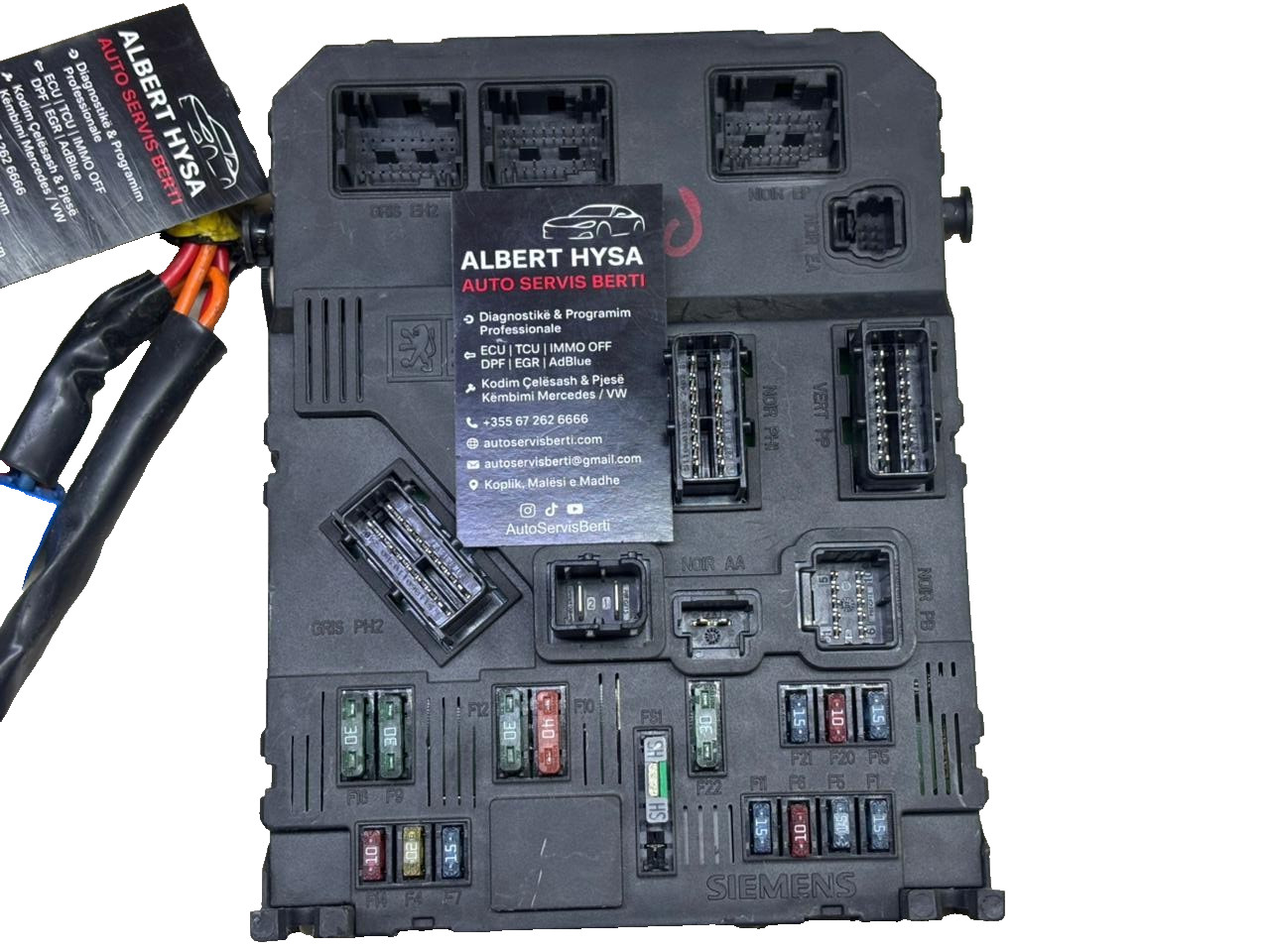 Peugeot BSI Module – Siemens VDO BSI E02-00 (9646777380 / 5J18085210 / A-00)