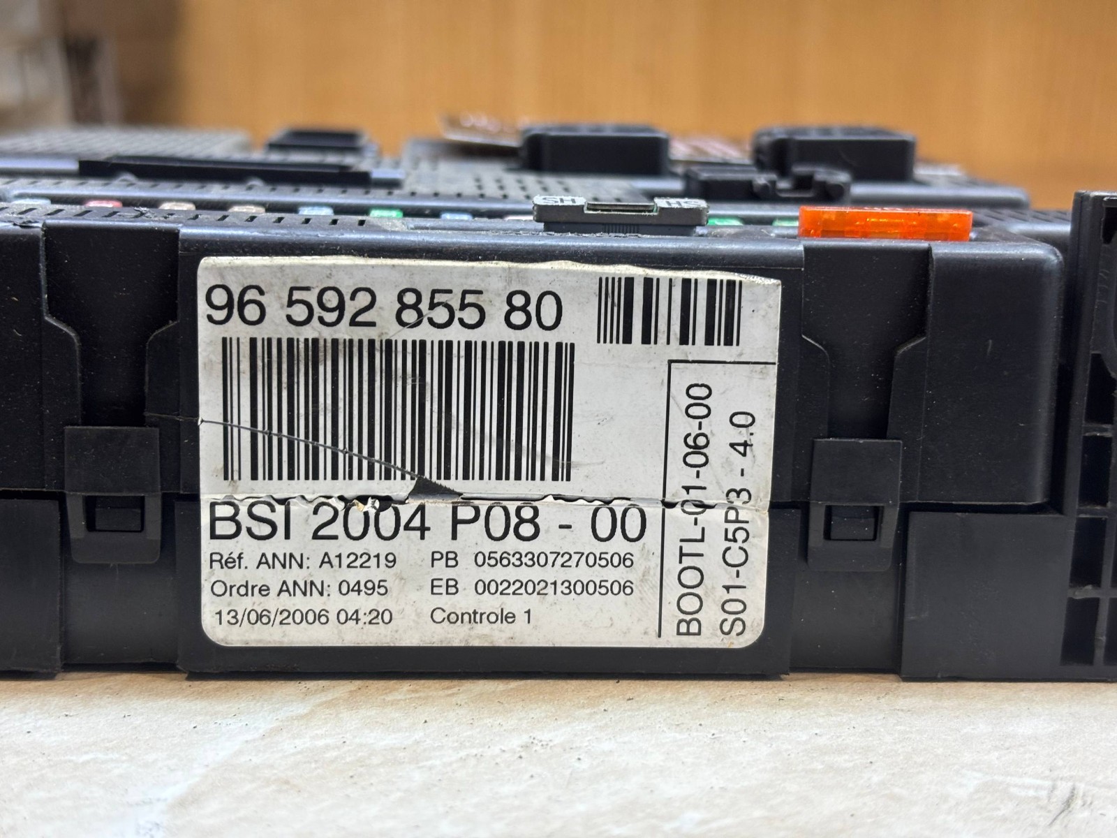 Peugeot Citroën BSI Module 96 592 855 80 – BSI 2004 P08-00 – Siemens / Valeo