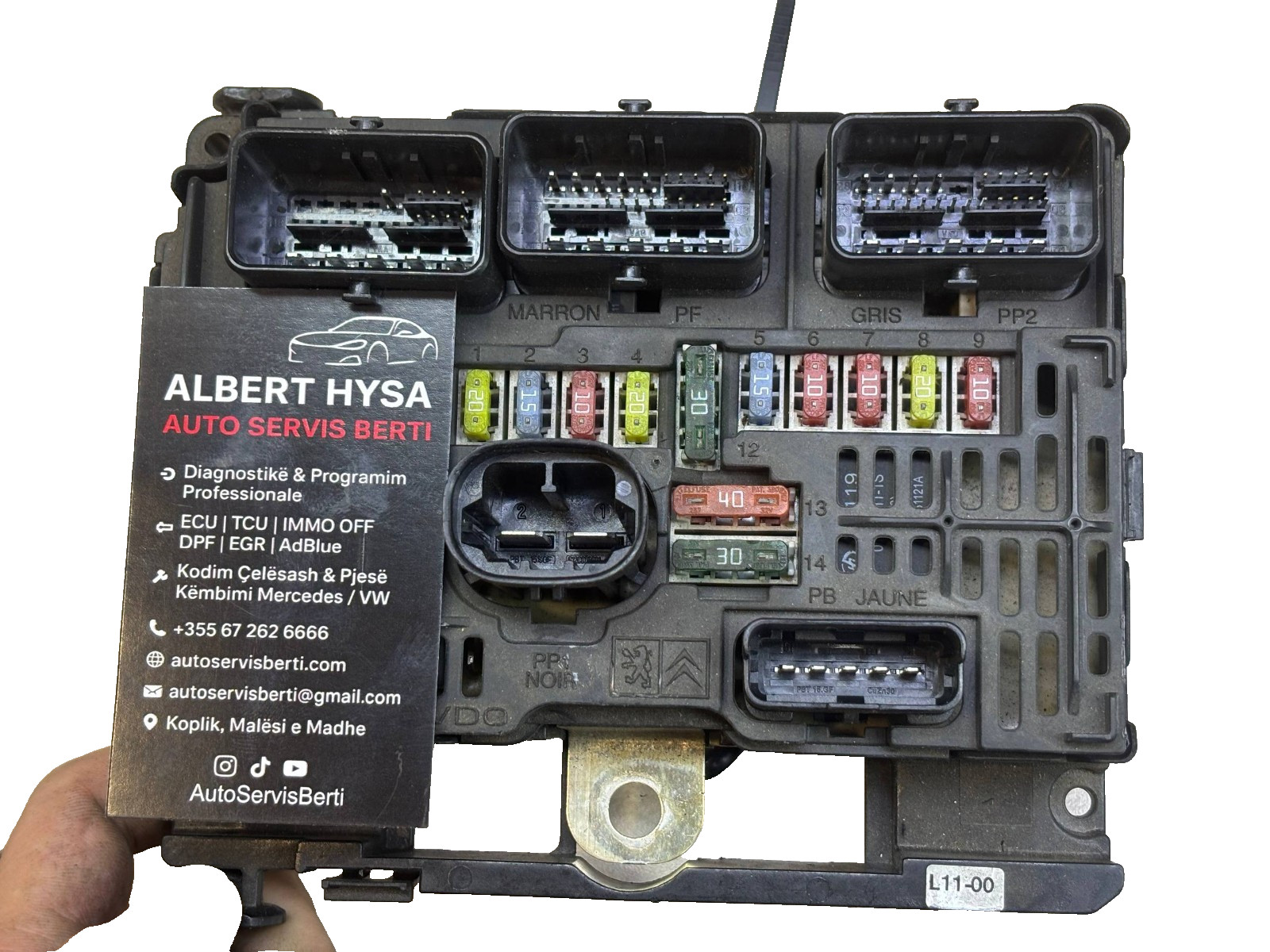 Peugeot Citroën BSM Fuse Box 9661682980 BSM-L11-00 S118983011 A – Used OEM Modul