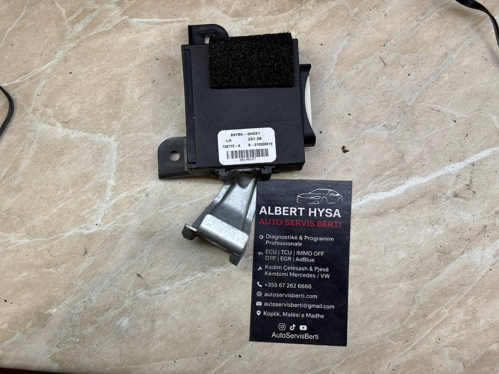 Toyota Lexus Immobilizer Control Unit 89780-0H021 LH 7367172-A – OEM Immo Box