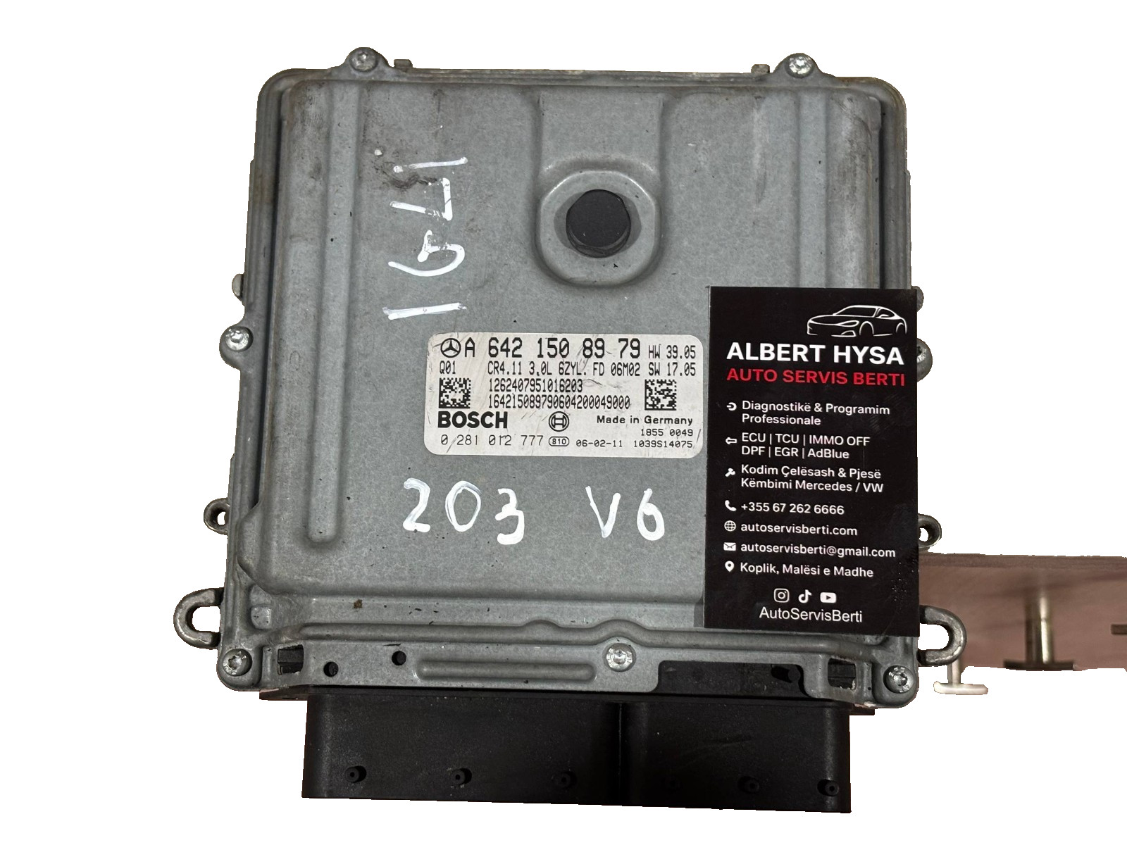Mercedes ECU A6421508979 Bosch EDC16CP31 Engine Control Unit 0281012777