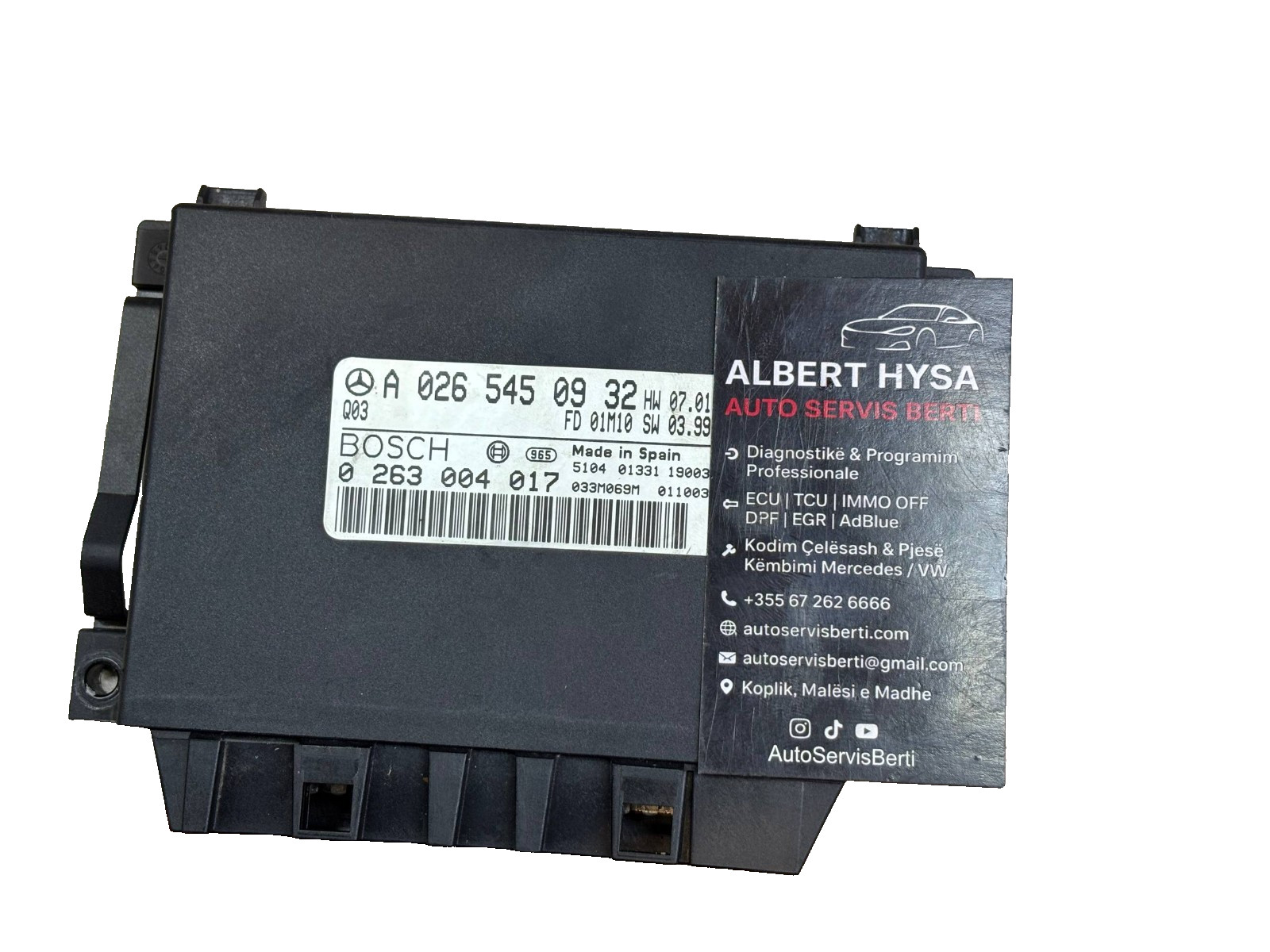 Mercedes Parking Sensor Module A0265450932 Bosch 0263004017 PDC Unit