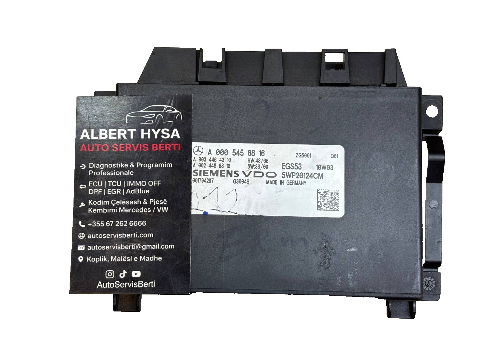 Mercedes EGS53 Transmission Module A0005456816 5WP20124CM Siemens TCU
